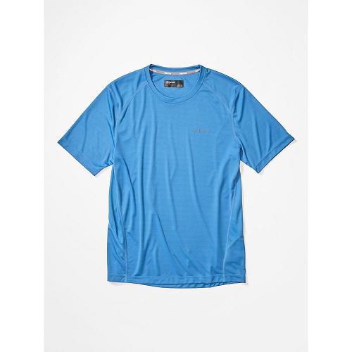 Marmot Windridge Clothes - Mens T-Shirts Blue CA8543217 Canada